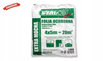 Zdjęcie Folia malarska Stalco 5 m x 4 m extra mocna (500g)