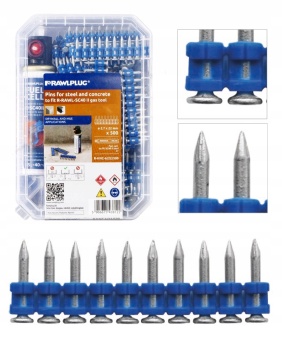 Zdjęcie Gwoździe do betonu Rawlplug 500szt. 2,7 x 27 + Gaz