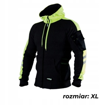 Zdjęcie Bluza z kapturem MECHANICK CZARNA ; XXL S-79163