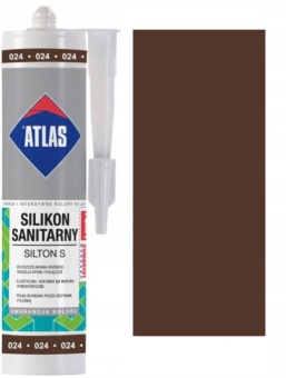 Zdjęcie Silikon Atlas 280 ml CIEMNOBRĄZOWY