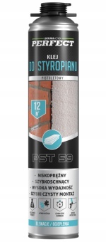 Zdjęcie Klej do styropianu pistoletowy 750 ml STALCO