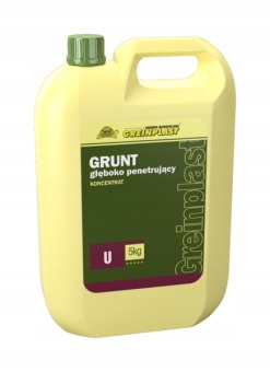Zdjęcie Grunt głęboko penetrujący Greinplast Grunt U 5 kg