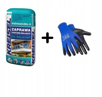 Zdjęcie Zaprawa uszczelniająca BUDOSZCZEL-H 810 Kreisel + gratis rękawice Stalco