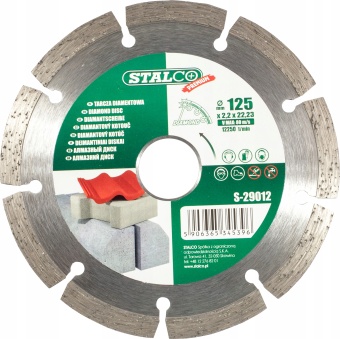 Zdjęcie Tarcza Stalco diamentowa do betonu 125x22,2 mm