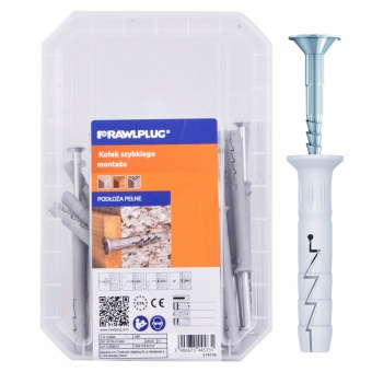 Zdjęcie RAWLPLUG KOŁKI SZYBKIEGO MONTAŻU SM 8X80MM 25SZT