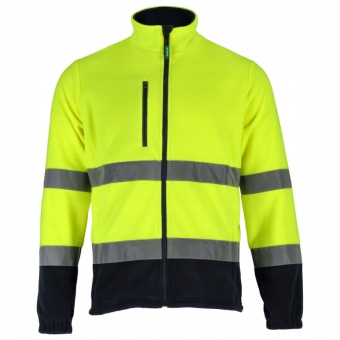Zdjęcie BLUZA POLAR MĘSKI ODBLASKOWY ŻÓŁTY 
