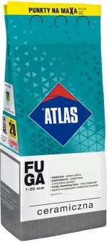 Zdjęcie Fuga ceramiczna Atlas biel 001 BIAŁA 5 kg