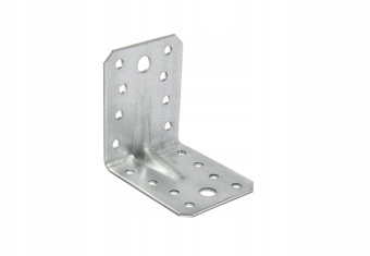 Zdjęcie KĄTOWNIK PRZETŁACZANY WZMOCNIONY 90x90x40mm OPAKOWANIE 25 SZTUK