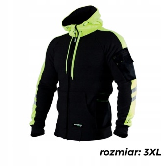 Zdjęcie Bluza z kapturem MECHANICK CZARNA ; XXXL S-79165