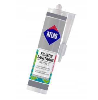 Zdjęcie Silikon Atlas szary 280 ml