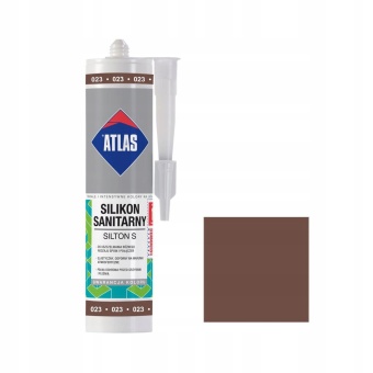 Zdjęcie Silikon Atlas brązowy 280 ml BRĄZOWY