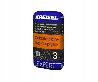 Zdjęcie Kreisel EXPERT 3 odkształcalny, specjalistyczny klej do płytek C2TE S1