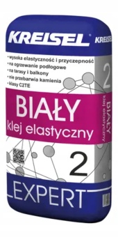 Zdjęcie Kreisel EXPERT 2 BIAŁY klej do płytek, kamienia,marmuru,granitu elastyczny