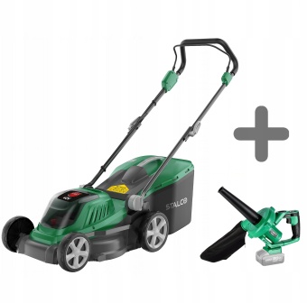 Zdjęcie Kosiarka akumulatorowa Stalco 38 cm + GRATIS Dmuchawa S-97369