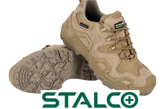 Zdjęcie PÓŁBUTY STALCO DEFENDER LOW OB CIEMNY BEŻ - 46