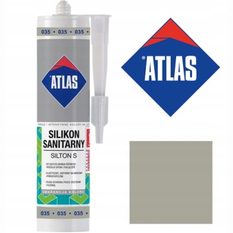 Zdjęcie Silikon Atlas szary 280 ml