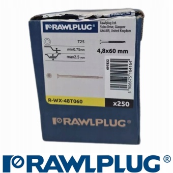 Zdjęcie WKRĘTY SAMOWIERCĄCE RAWLPLUG R-WX-48T060 (250 SZT)