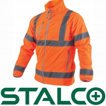 Zdjęcie Kurtka softshell ostrzegawcza pomarańczowa STALCO rozmiar S