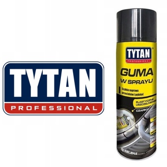 Zdjęcie Tytan Professional guma w sprayu uszczelniacz czarny 400 ml
