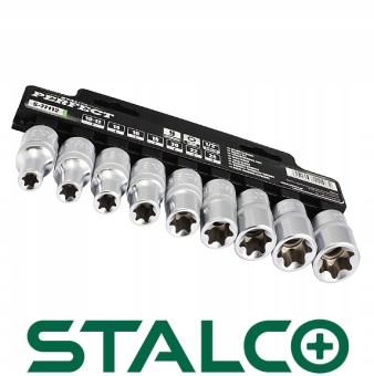 Zdjęcie Stalco Zestaw nasadek TORX 1/2
